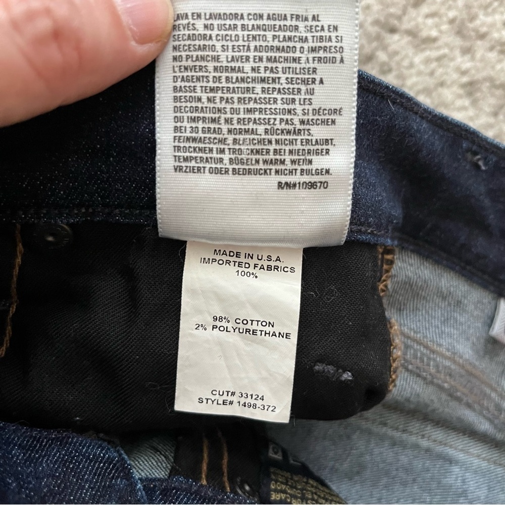 Citizens of Humanity Slim Fit Stretch Jeans-Dark Wash Blue-Women US Size 26 - Picture 11 of 15